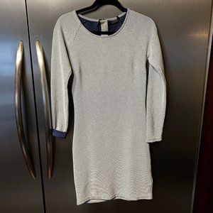 White/Blue Minimum Sheath Dress - Size S